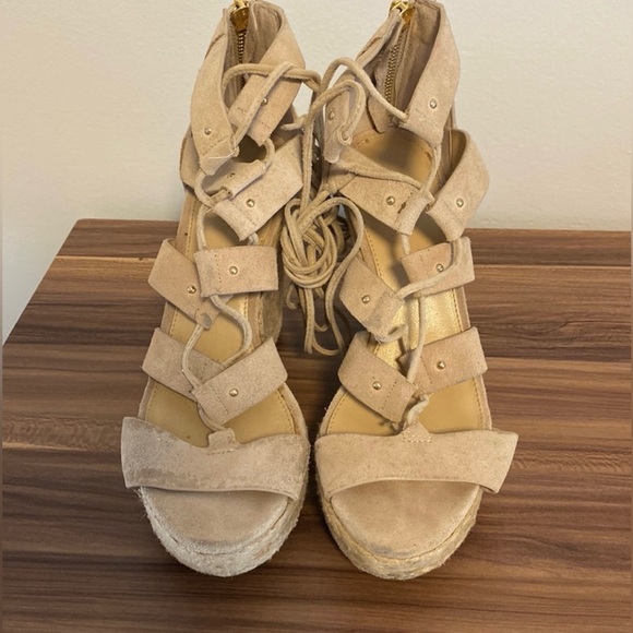 Michael Kors Shoes - 2/$20 Michael Kors Tan Espadrille Sandals